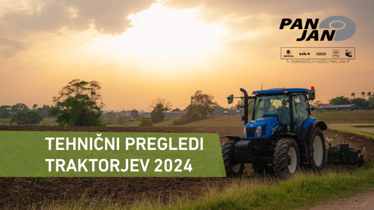 Tehnični pregledi traktorjev na terenu 2024