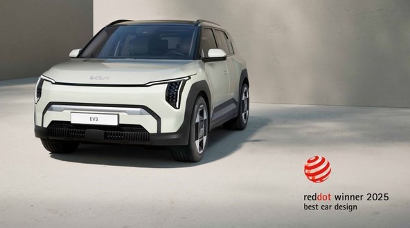 KIA EV3 je prejel prestižno nagrado Red Dot