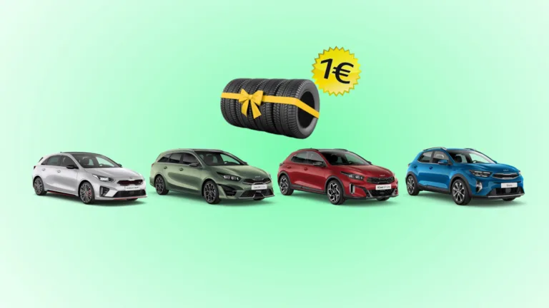Zimske pnevmatike za samo 1 € ob nakupu nove KIE!