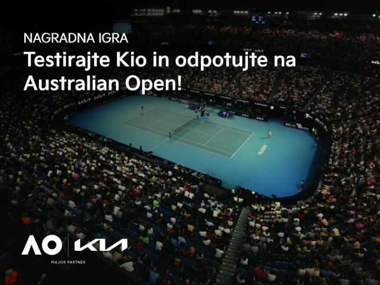 NAGRADNA IGRA: TESTIRAJTE KIO IN ODPOTUJTE NA AUSTRALIAN OPEN 🎾