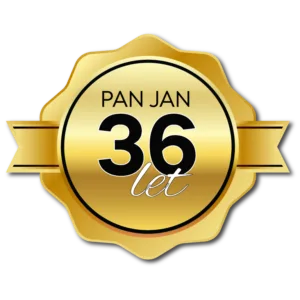 Pan Jan – 36 let (jubilejni znak)