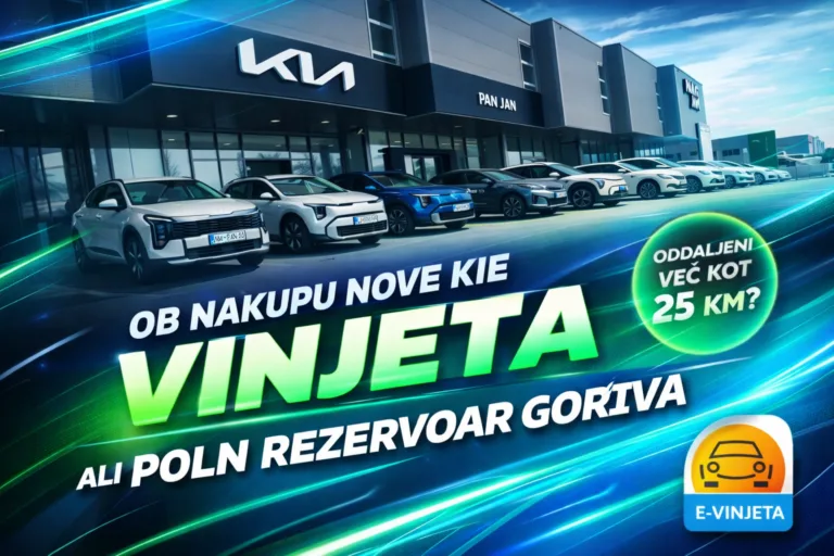 OB NAKUPU NOVE KIE: VINJETA ALI POLN REZERVOAR GORIVA