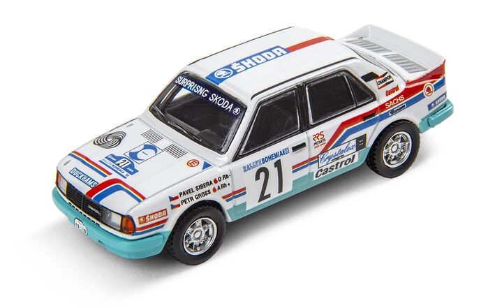 Škoda 130 LR Rally, zbirateljski komplet 4 modelov 1 : 64 - slika 3