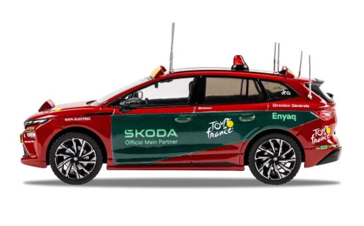 Škoda Enyaq FL TdF, model avtomobila 1 : 43