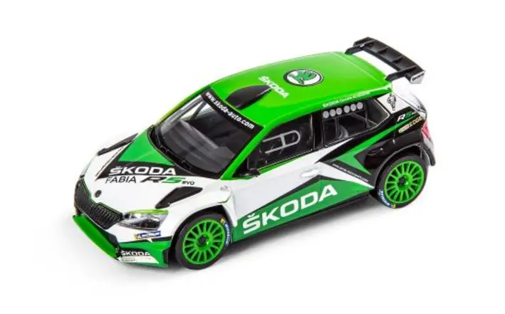 Škoda Fabia R5, model avtomobila 1 : 43