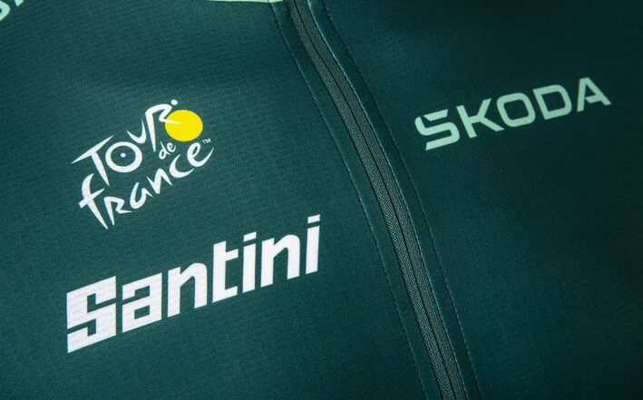 Replika zelene majice Škoda Tour de France - L - slika 3