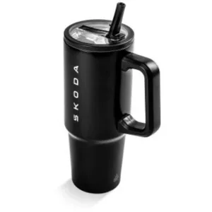 Škoda potovalni lonček s slamico